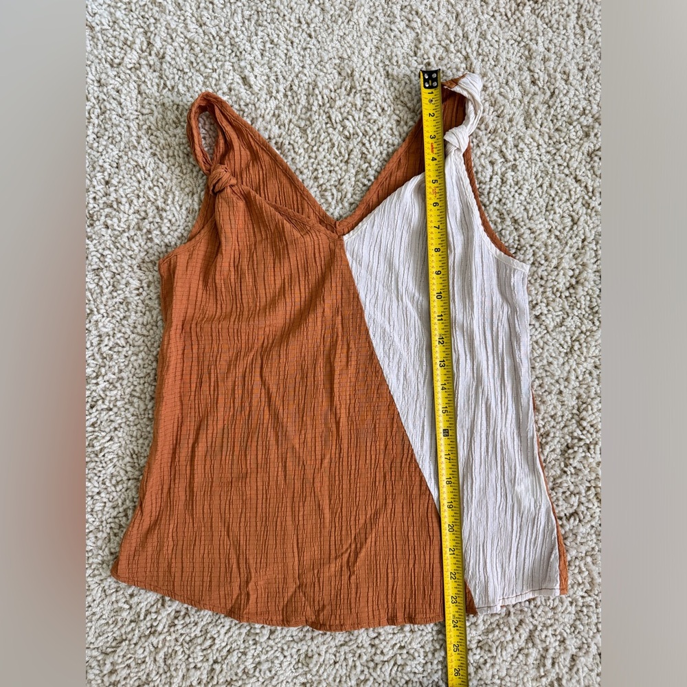 Cupshe crepe tank. Runs large on top half.